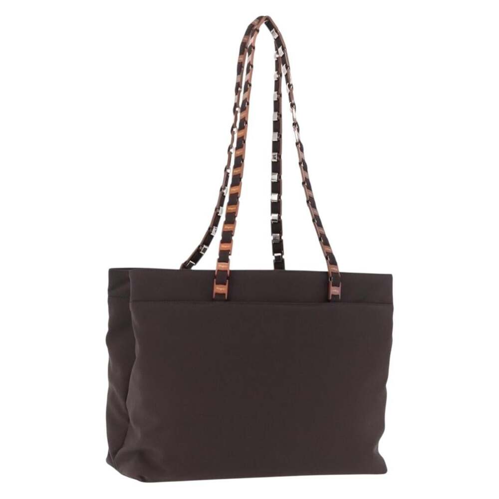 Salvatore Ferragamo Gancini Shoulder Bag Brown
